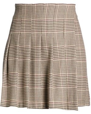Rebel Queen Shorts & Bermuda Shorts Polyester, Viscose, Elastane - Brown