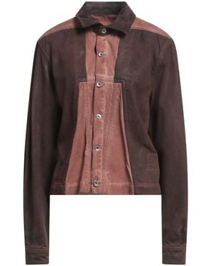 Rick Owens Denim Outerwear - Brown