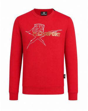 Philipp Plein Sweatshirt Cotton - Red