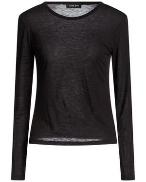 Anine Bing T-Shirts - Black