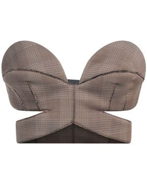 Givenchy Camel Top Wool, Polyamide, Elastane - Gray