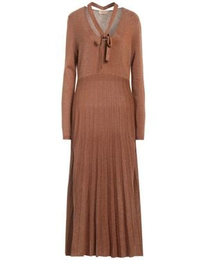 Twinset Midi Dress - Brown