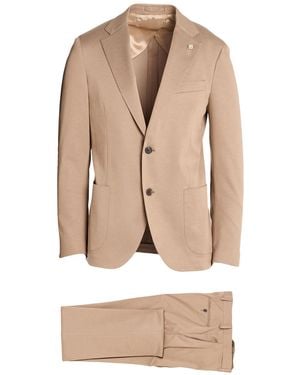 Lardini Suit Lyocell, Cotton, Elastane - Natural