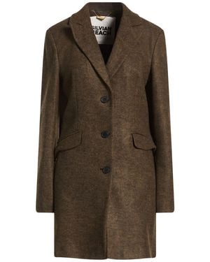 Silvian Heach Military Coat Polyester - Brown