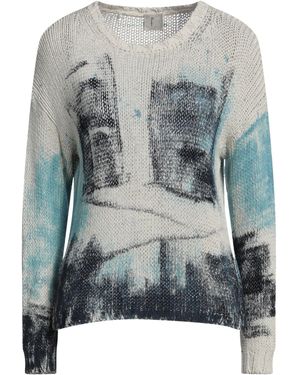 F Cashmere Jumper Silk - Blue