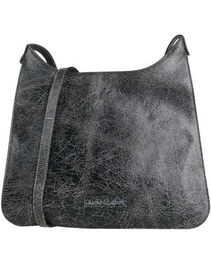 Acne Studios Cross-Body Bag Leather - Gray