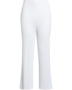 Fedeli Pants Viscose, Cotton - White