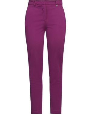 LUCKYLU Milano Pants Viscose, Polyamide, Elastane - Purple