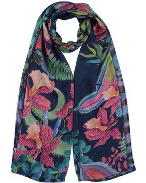 Ferragamo Scarf Silk - Blue