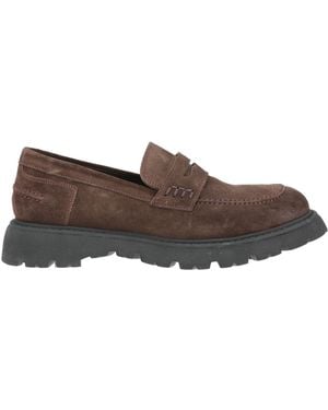 Calce Dark Loafers Leather - Brown