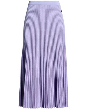 KARL LAGERFELD Lilac Midi Skirt Viscose, Nylon, Metallic Fibre, Elastane - Purple