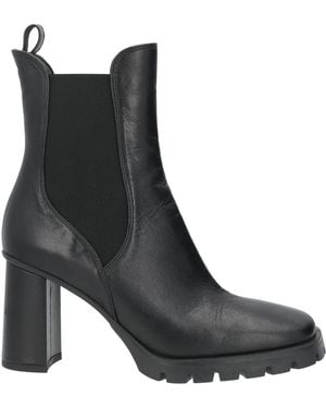 Lorenzo Mari Ankle Boots Leather - Black