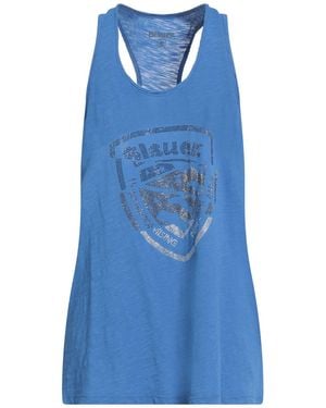 Blauer Tank Tops - Blue