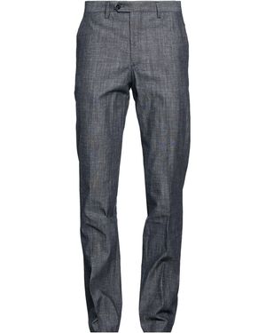 Luigi Borrelli Napoli Midnight Pants Cotton - Gray