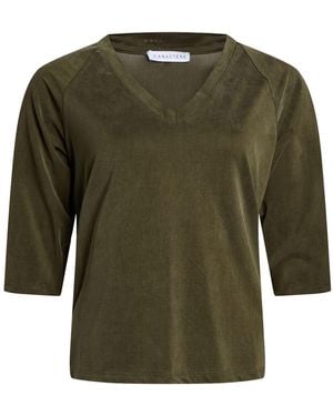 Caractere Military T-Shirt Cupro, Elastane - Green