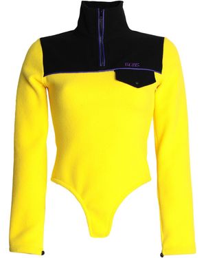 Gcds Bodysuit Cotton - Yellow