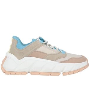 Timberland Trainers Leather, Textile Fibres - White