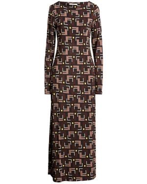 Maliparmi Maxi Dress - Brown