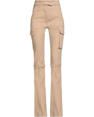 ANDREADAMO Pants Cotton, Elastane - Natural