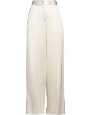 Jil Sander Trousers Viscose, Silk - White