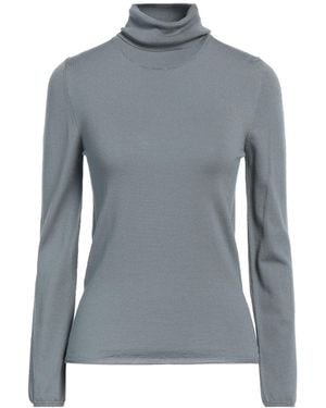 Zanone By Slowear Turtleneck Virgin Wool, Polyamide - Blue