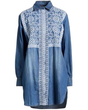 Ermanno Scervino Denim Shirt Cotton - Blue