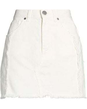 Gaelle Paris Denim Skirt Cotton - White