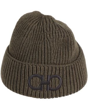 Ferragamo Military Hat Wool - Gray
