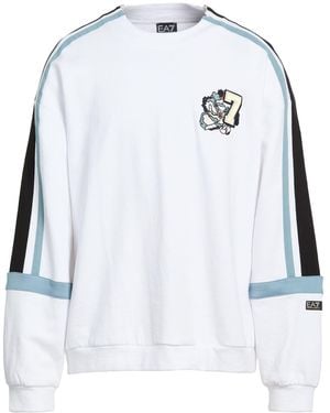 EA7 Sweatshirt Cotton, Elastane - Blue