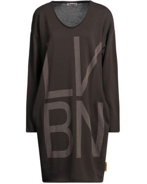 LIV BERGEN Mini Dress Cotton, Polyester - Black