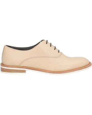 Pollini Lace-Up Shoes Calfskin - Natural