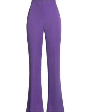 Kontatto Trousers Polyester, Elastane - Purple
