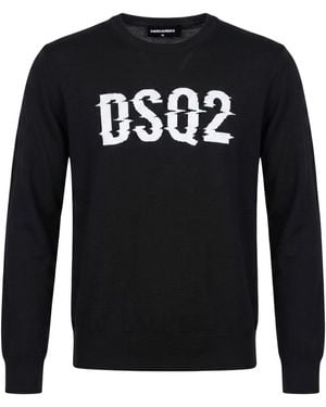 DSquared² Sweater Virgin Wool - Black