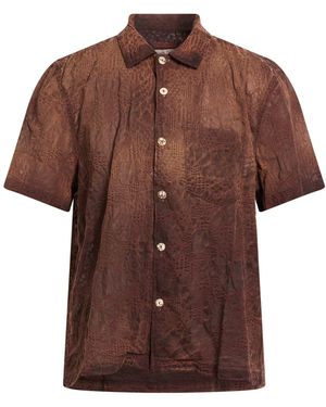 Dr. Collectors Shirt Cotton - Brown