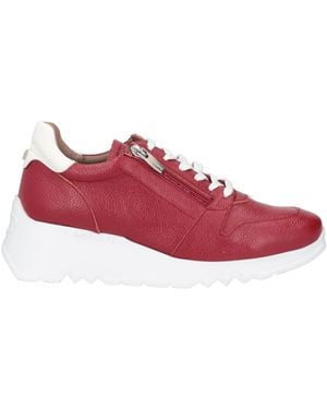 Wonders Trainers Leather - Red
