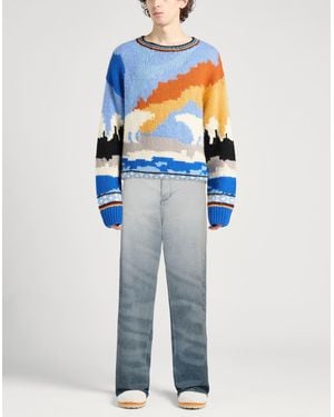 SWAMPGOD Destroyed Fisolo Jeans in Black for Men | Lyst