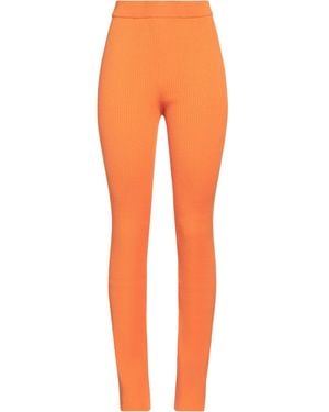 MSGM Orange Twill パンツ Orange MSGM Pants for Women | Lyst