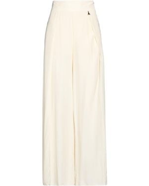 Patrizia Pepe Cream Trousers Viscose - White
