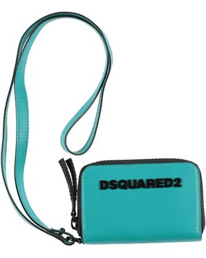 DSquared² Coin Purse Calfskin - Blue