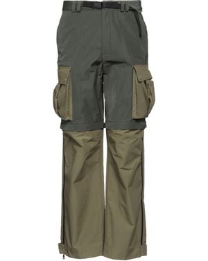 Moncler Trousers Polyester, Cotton - Green