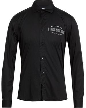 Bikkembergs Shirt Cotton, Elastane - Black
