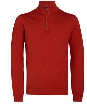 Moorer Sweater Silk, Cashmere - Red