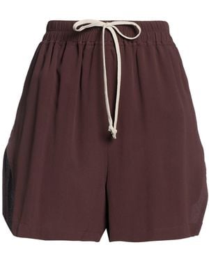 Rick Owens Shorts & Bermuda Shorts Acetate, Silk - Purple