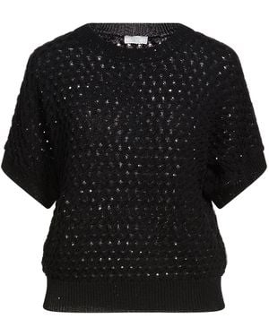 Peserico Jumper Cotton, Polyester - Black
