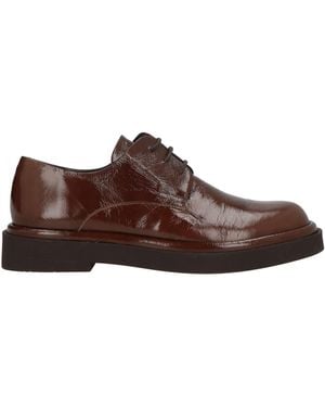Paloma Barceló Lace-Up Shoes Leather - Brown