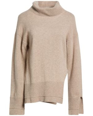 SIMONA CORSELLINI Rollkragenpullover - Natur