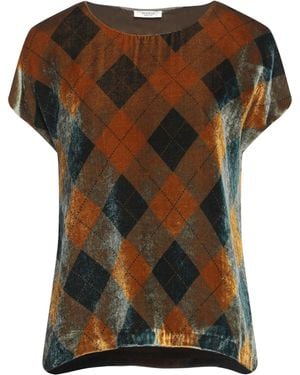 Peserico Marigold Top Viscose - Brown