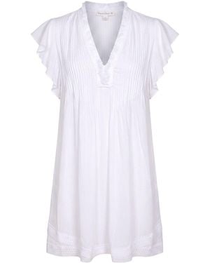 Poupette Mini Dress Viscose - White
