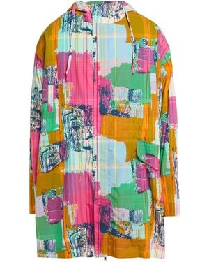 Moschino Fuchsia Overcoat & Trench Coat Cotton - Pink