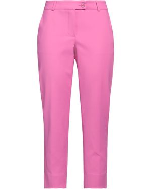 Maison Common Fuchsia Trousers Cotton, Polyamide, Elastane - Pink